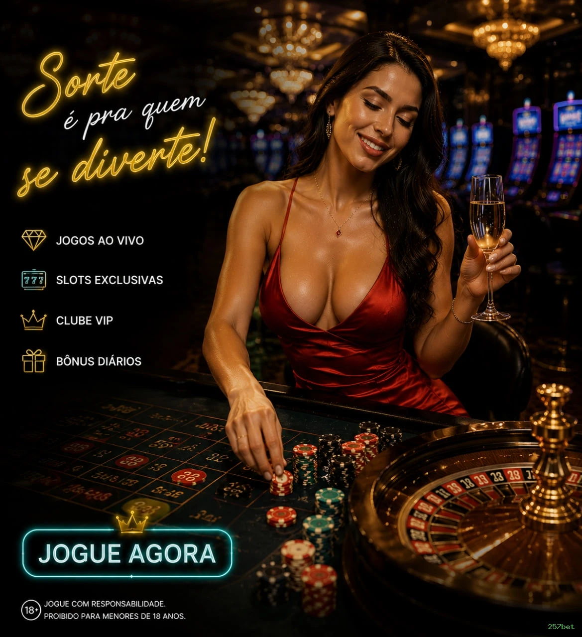 Conta 257bet sincronizada site e app